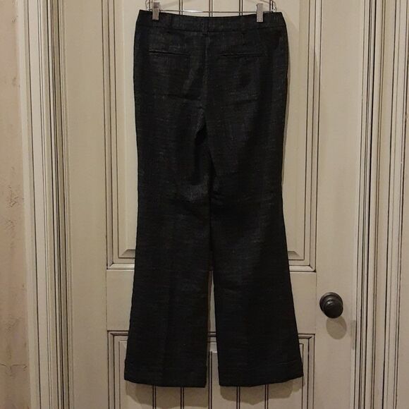 Nanette Lepore Black Dress Pants Size 4 Wide Leg Anthropologie - Picture 5 of 8